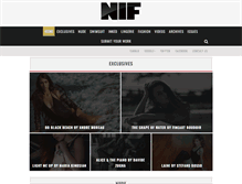 Tablet Screenshot of nifmagazine.com